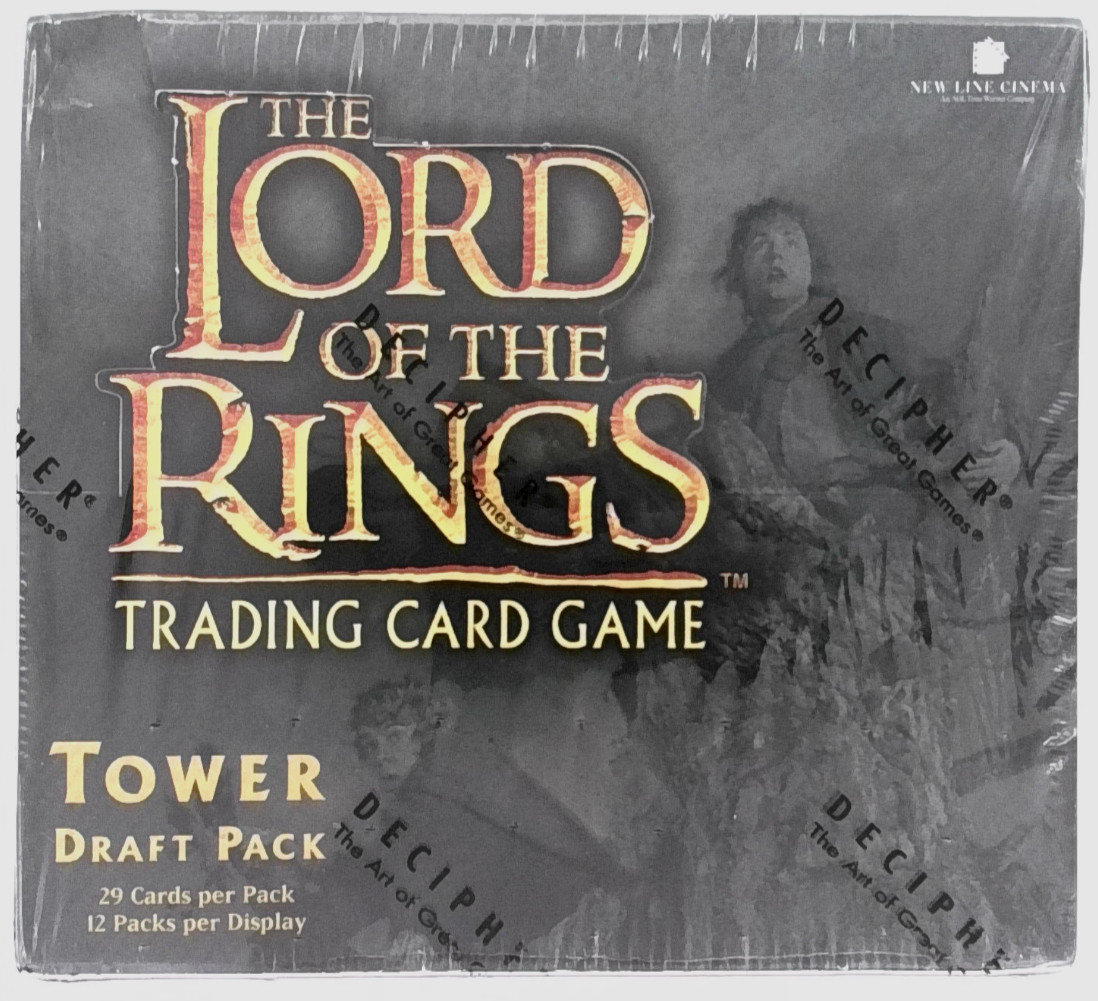 The Lord of the Rings Towers Draft Display TCG CCG SEALED NEW