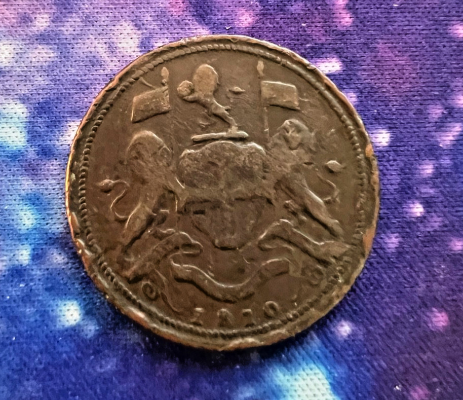 1810 - British East India Company, Penang 1/2 Cent 1810 - British East India Company, Penang 1/2 Cent