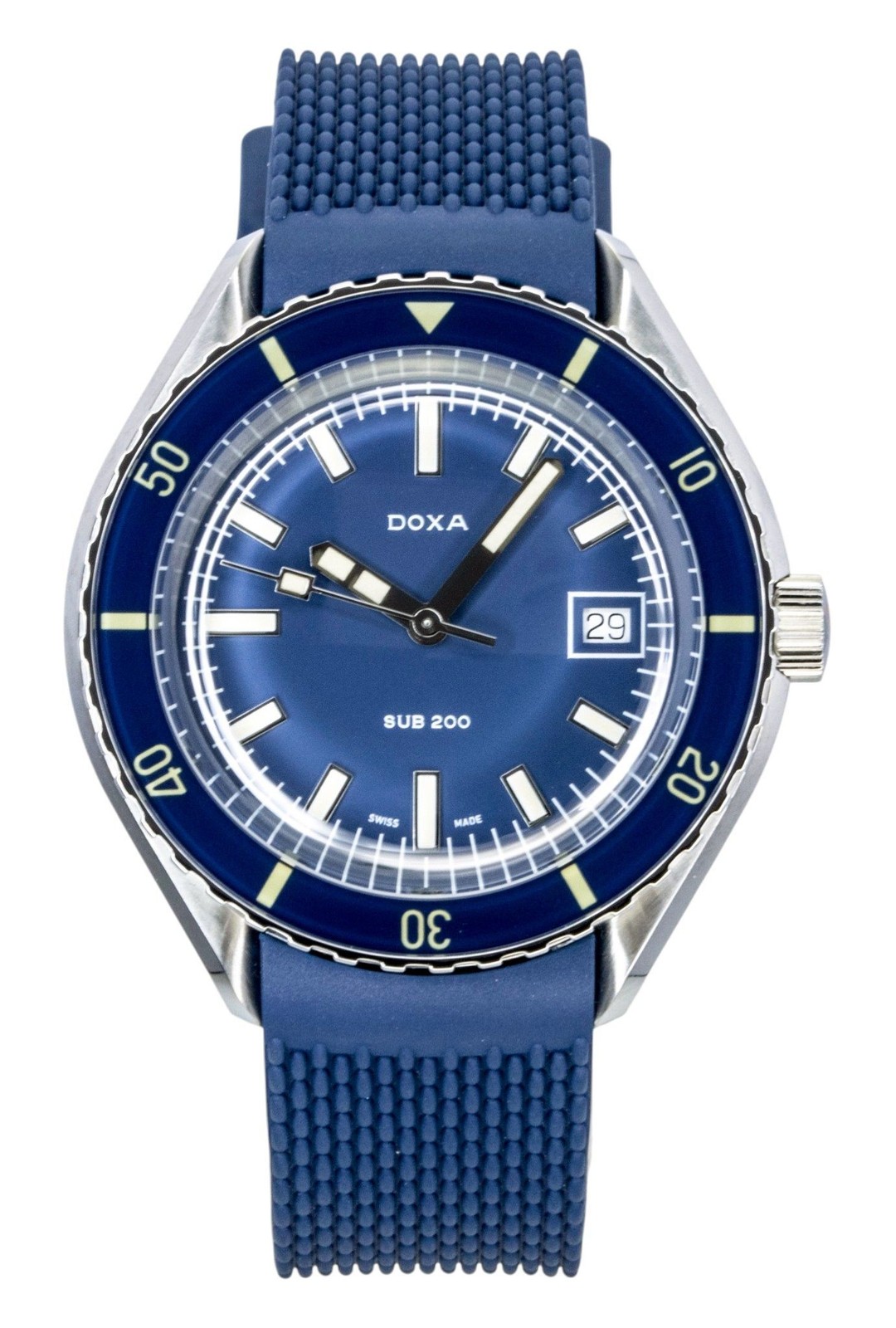 Doxa Sub 200 Blue Dial Automatic Diver\'s 200M Men\'s Watch 799.10.201.32