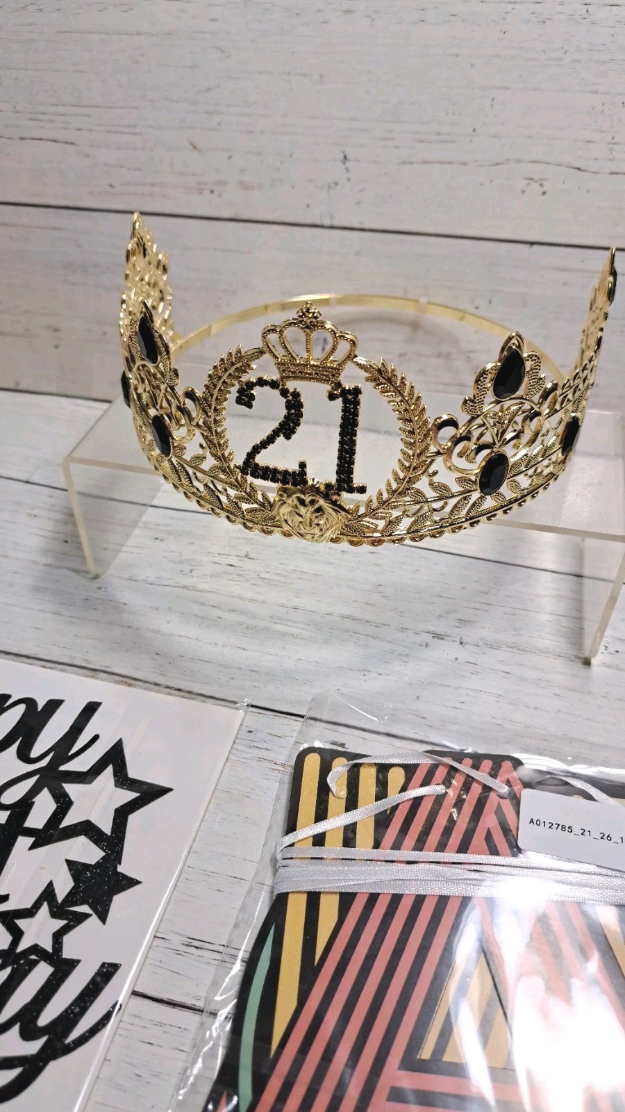 21st Birthday Adjustable Metal Crown 21st Birthday Gifts for Men