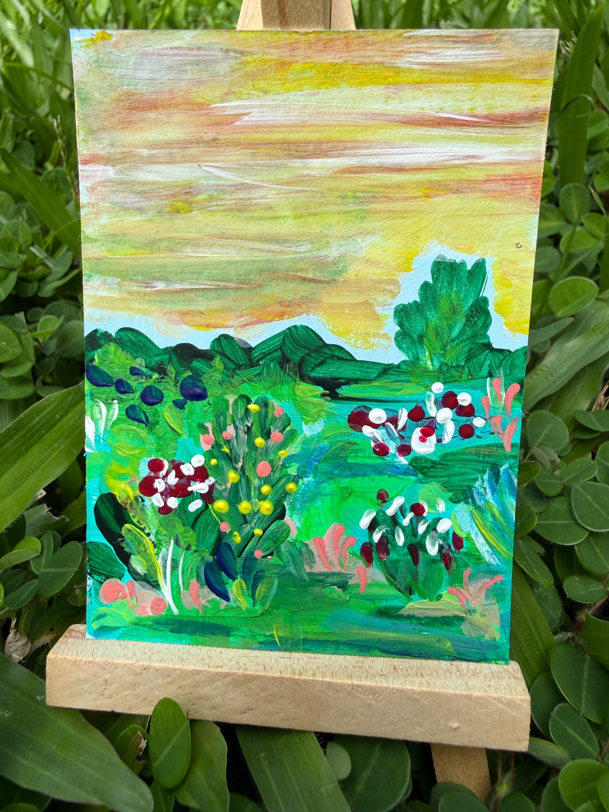 ACEO/ATC Original Acrylic Landscape Painting \