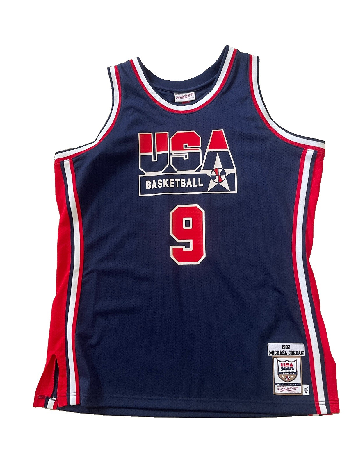 Mitchell & Ness Authentic 1992 USA Dream Team Michael Jordan #9 Size:XL Mitchell & Ness Authentic 1992 USA Dream Team Michael Jordan #9 Size:XL