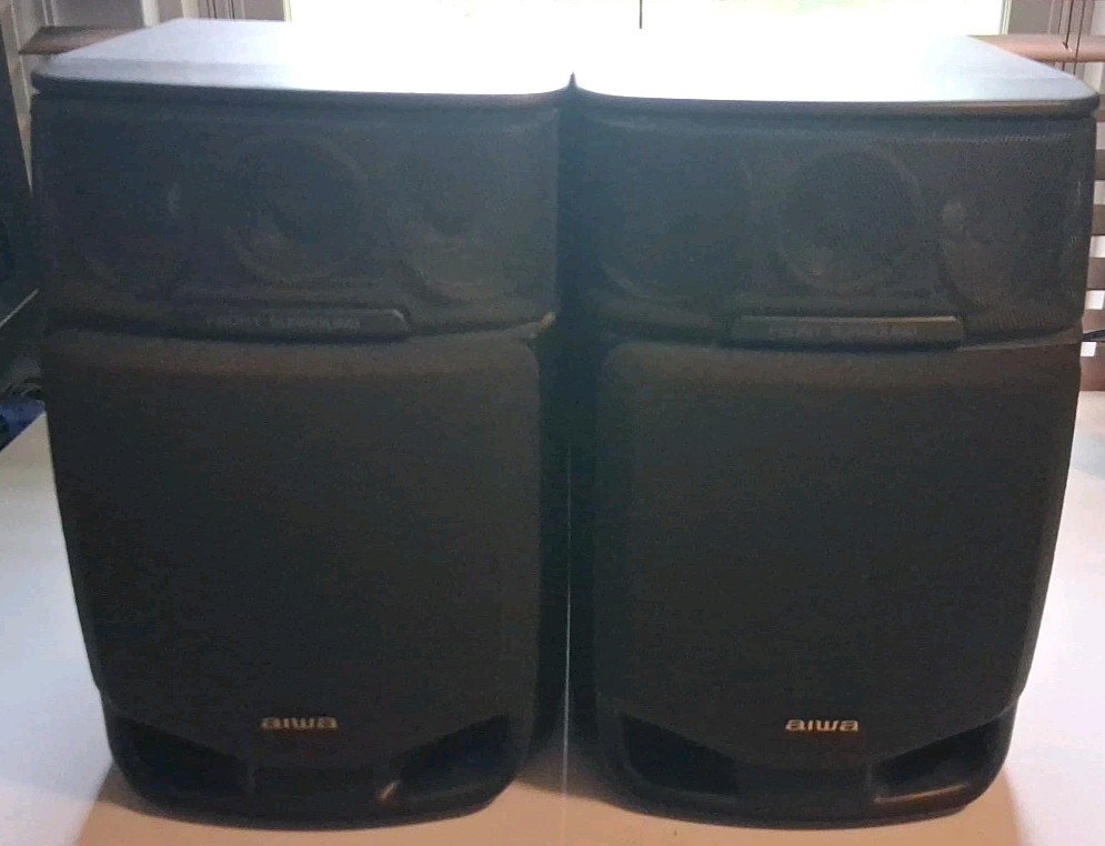 Aiwa SX-FNV50 Speaker Set Of 2 Black Aiwa SX-FNV50 Speaker Set Of 2 Black