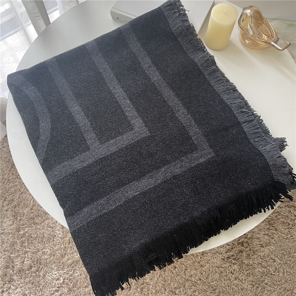 🎁Toteme Wool Cashmere Classic Logo Geometric Women Warm Shawl Scarf 155cm*140cm 🎁Toteme Wool Cashmere Classic Logo Geometric Women Warm Shawl Scarf 155cm*140cm