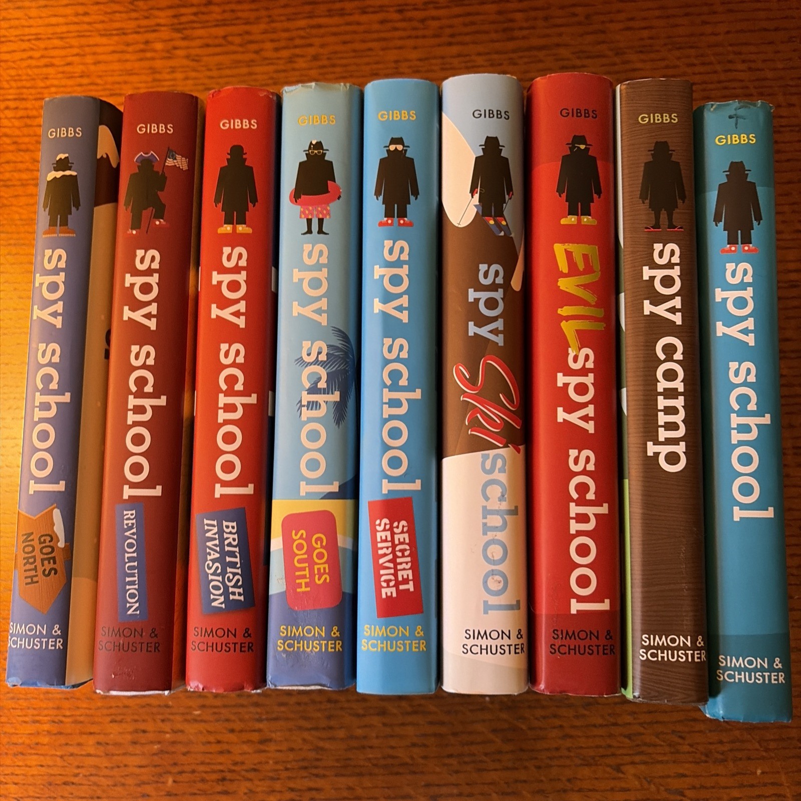 Spy School Series Stuart Gibbs Hardcover Book Lot of 9 Spy School Series Stuart Gibbs Hardcover Book Lot of 9