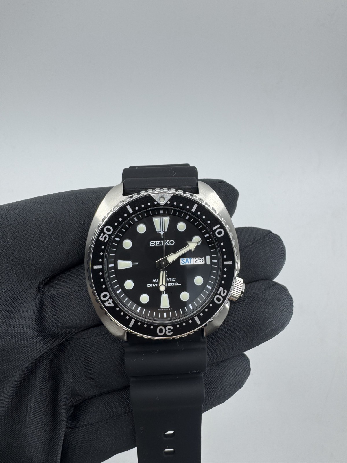 Seiko Prospex Sea Turtle 45 MM Silicone Band Automatic Watch SRPE93K1