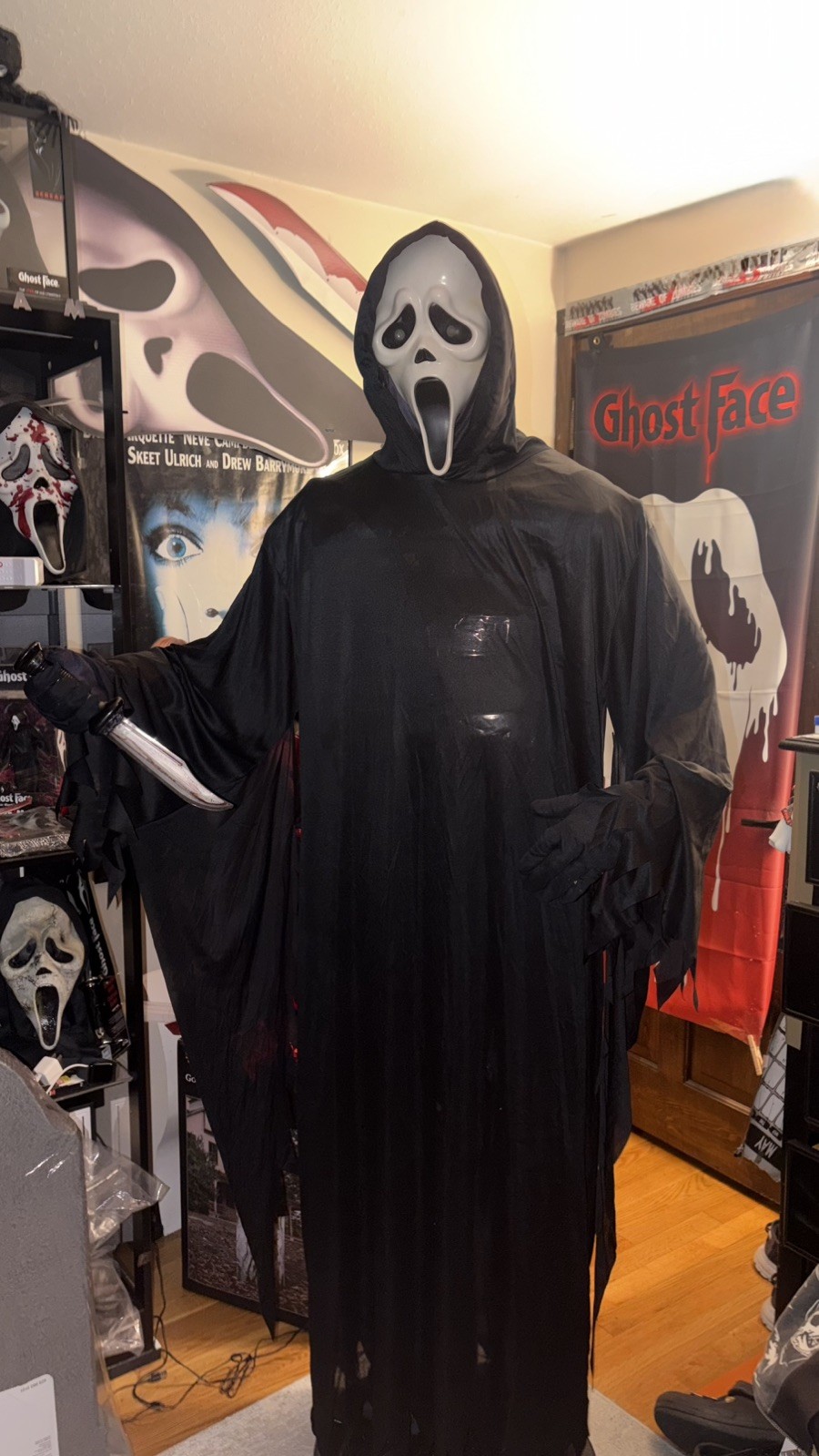 RARE Spirit Halloween Gemmy 2011 Lifesize Ghostface Halloween Animatronic