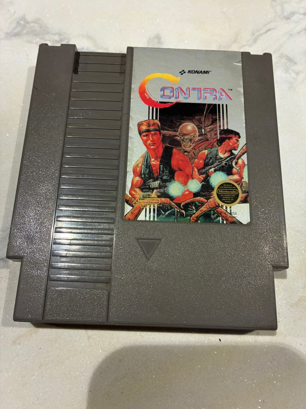 Konami Contra Nintendo NES Game Cartridge Konami Contra Nintendo NES Game Cartridge