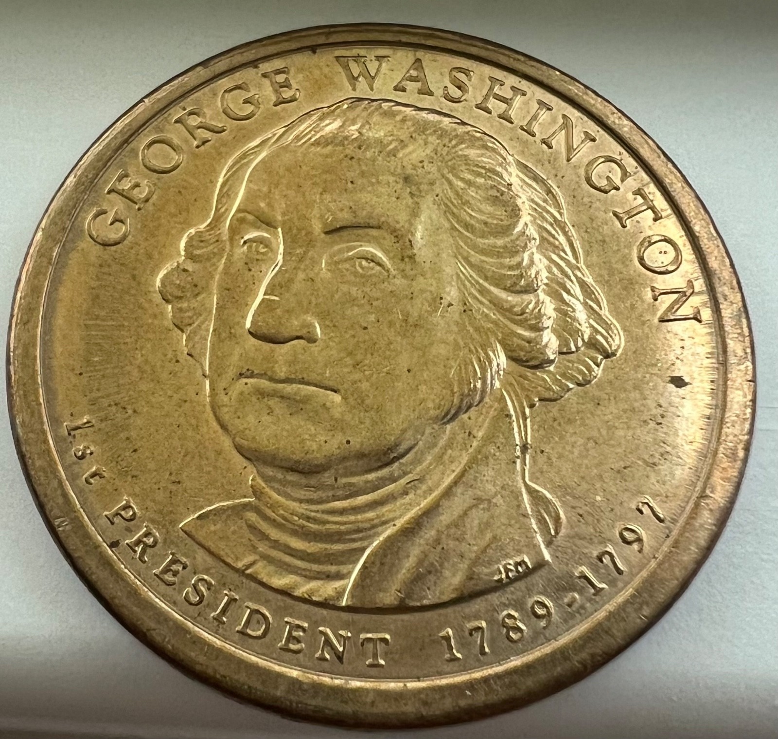 George Washington Presidential Dollar 2007 D George Washington Presidential Dollar 2007 D