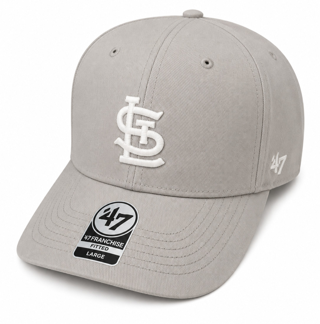ST. LOUIS CARDINALS \'47 FRANCHISE LIGHT GRAY - SIZE LARGE ST. LOUIS CARDINALS \'47 FRANCHISE LIGHT GRAY - SIZE LARGE