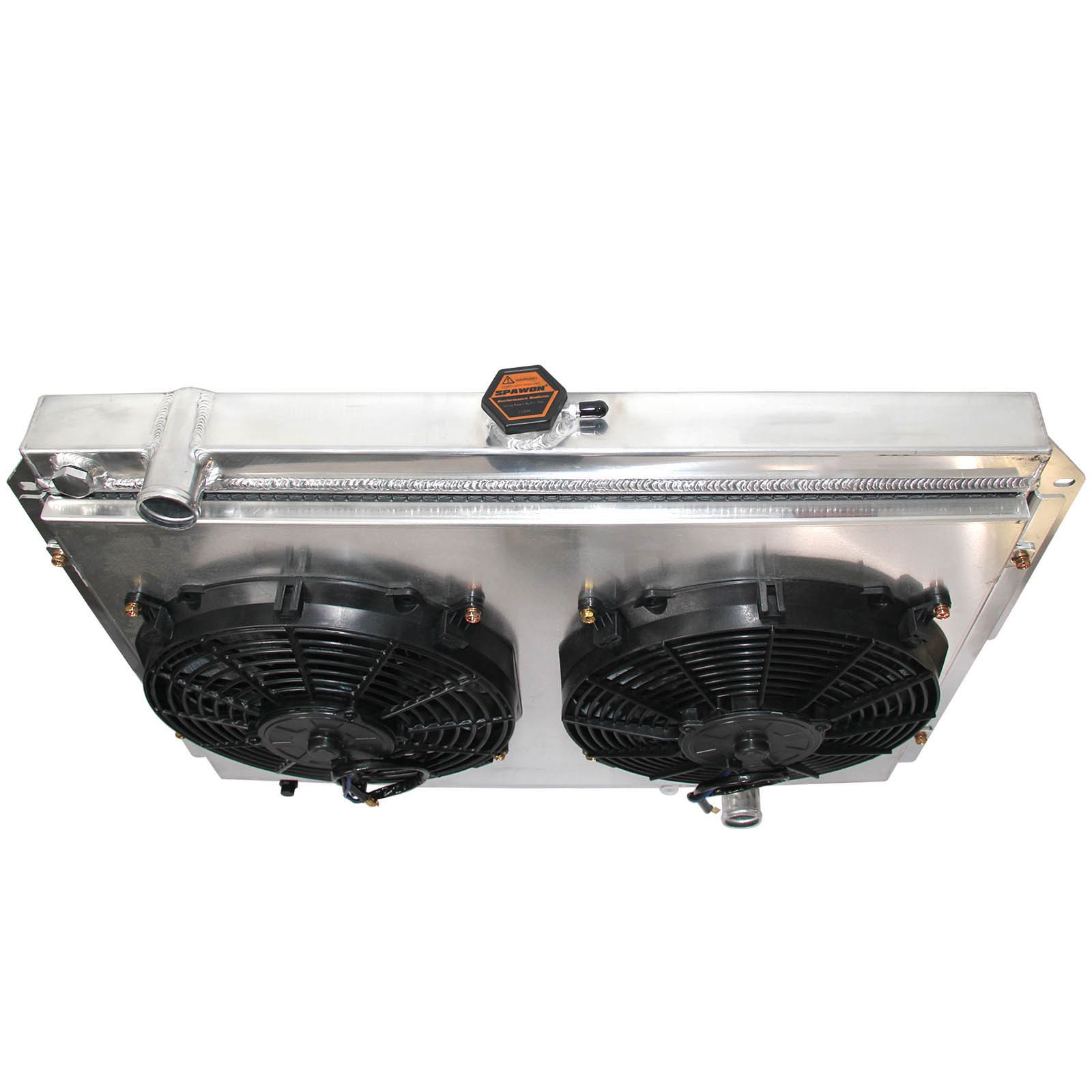 Fit Chrysler Dodge Plymouth V8 1976-1989 AT Aluminum Radiator +Fan Shroud CU500