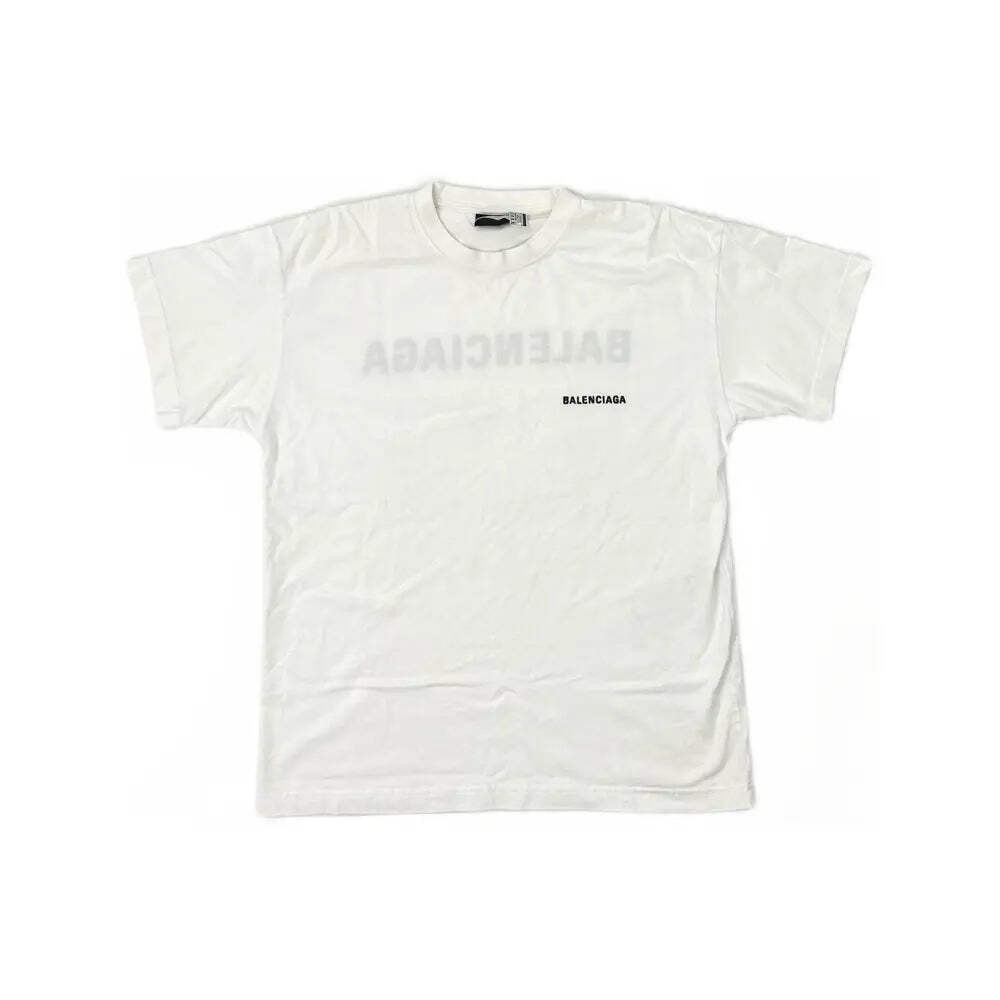 Balenciaga pink black strike Logo tee