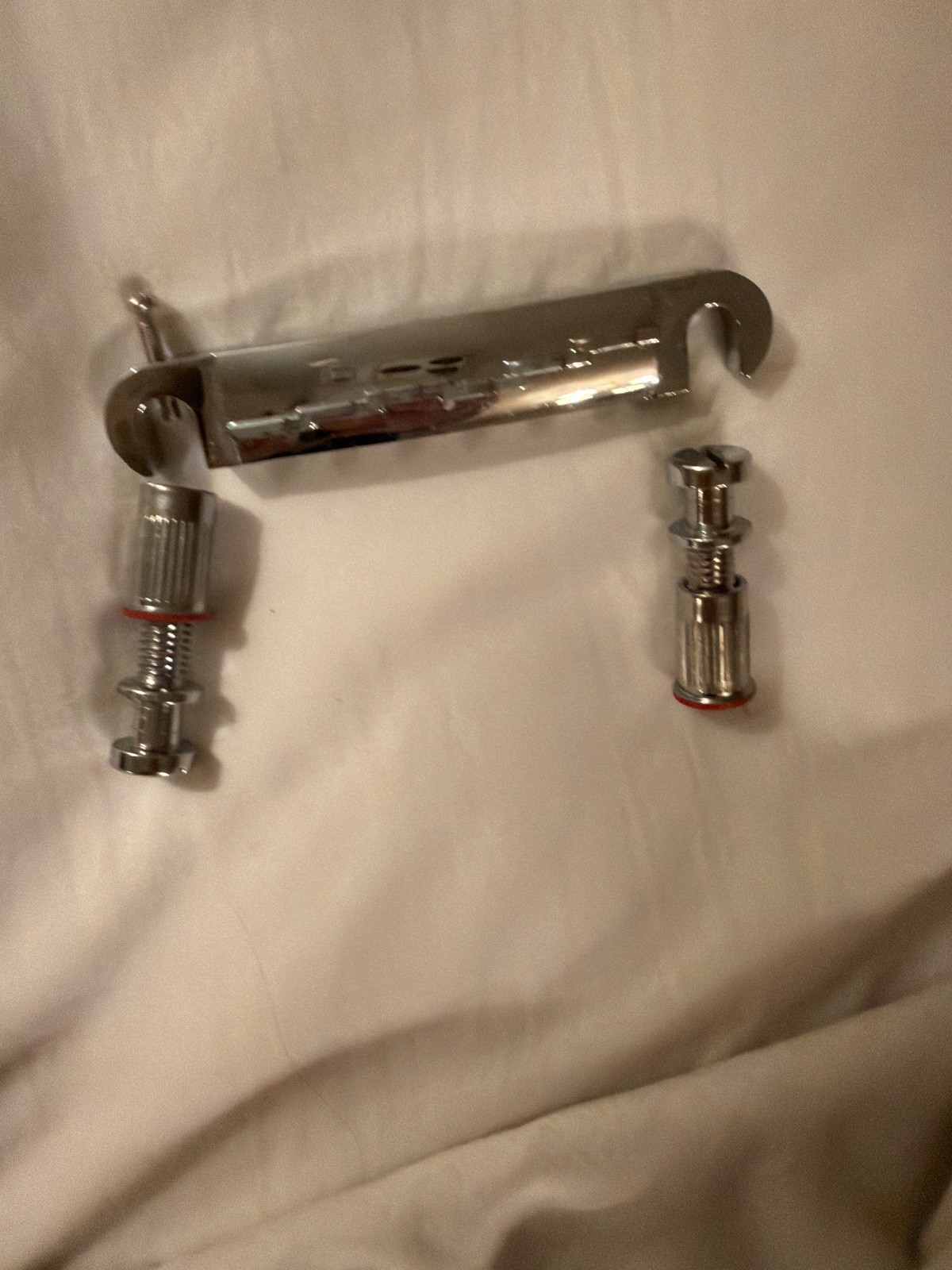 Gibson style lightning bolt bridge and studs Gibson style lightning bolt bridge and studs