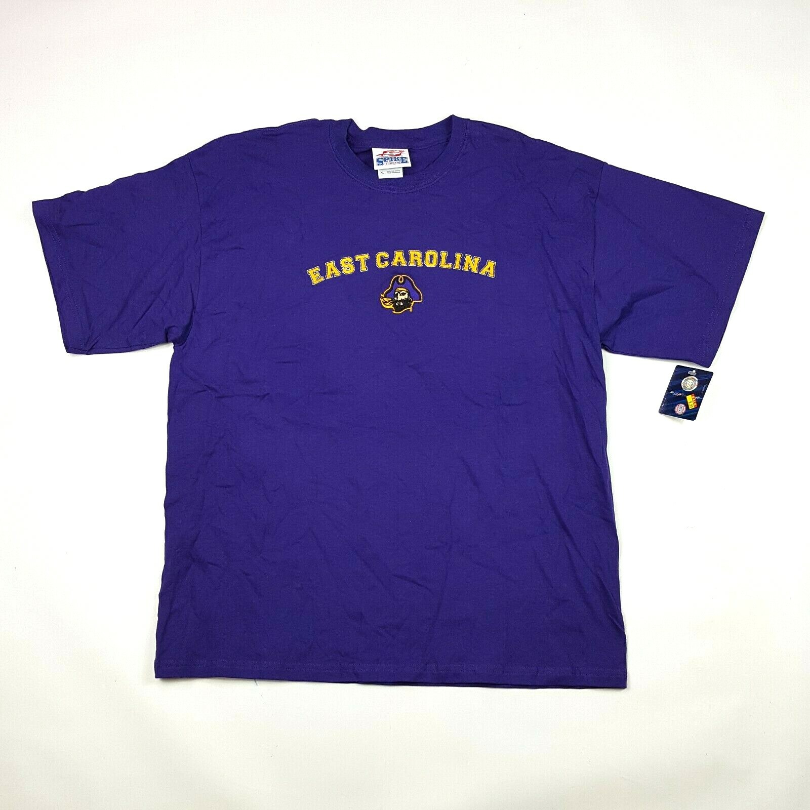 Vintage East Carolina Pirates Mens XL Football NCAA College Purple Retro T Shirt