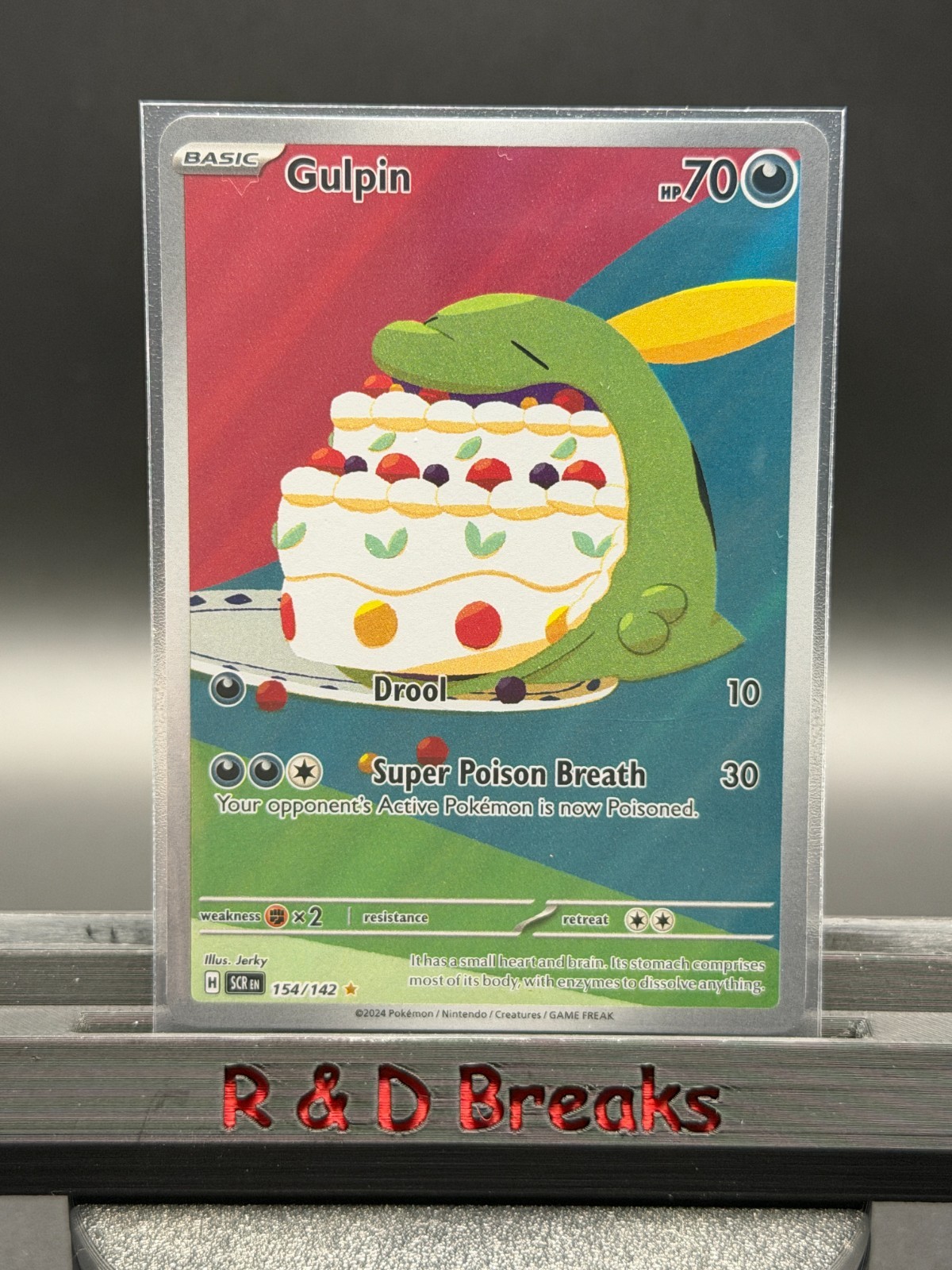 Gulpin 154/142 Stellar Crown NM/M Pokemon Card Gulpin 154/142 Stellar Crown NM/M Pokemon Card