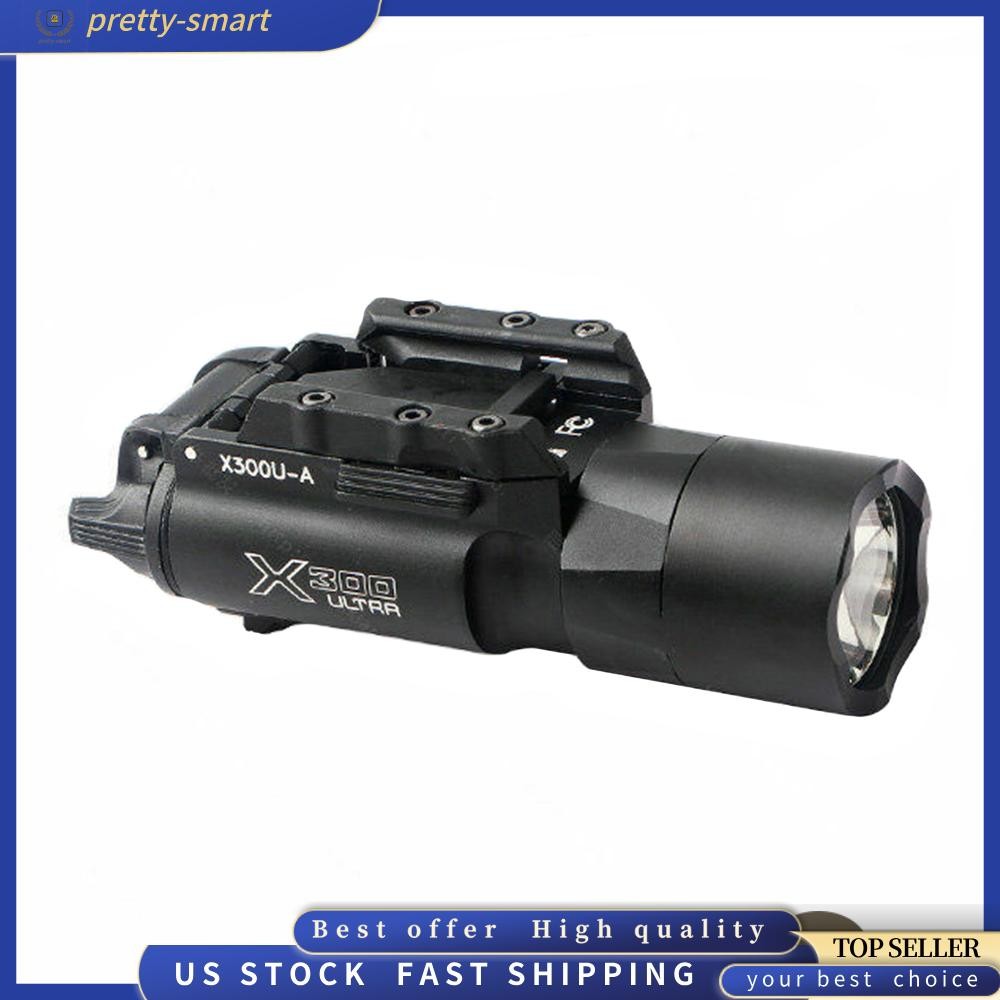 X300U 500LM LED Weapon Flashlight Gun 20mm Picatinny Rail Torch for rifle Pistol