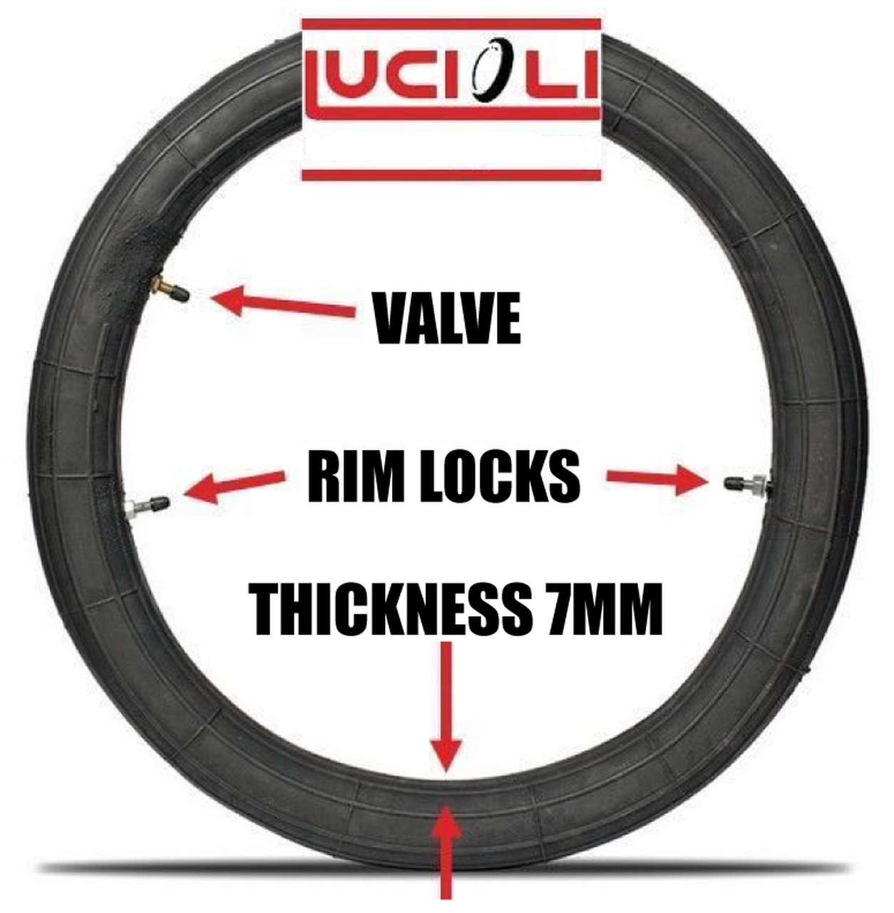 Lucioli 7MM Low Pressure System COMBO Rear-19 (120) & Front-21 Offroad Hard Endu