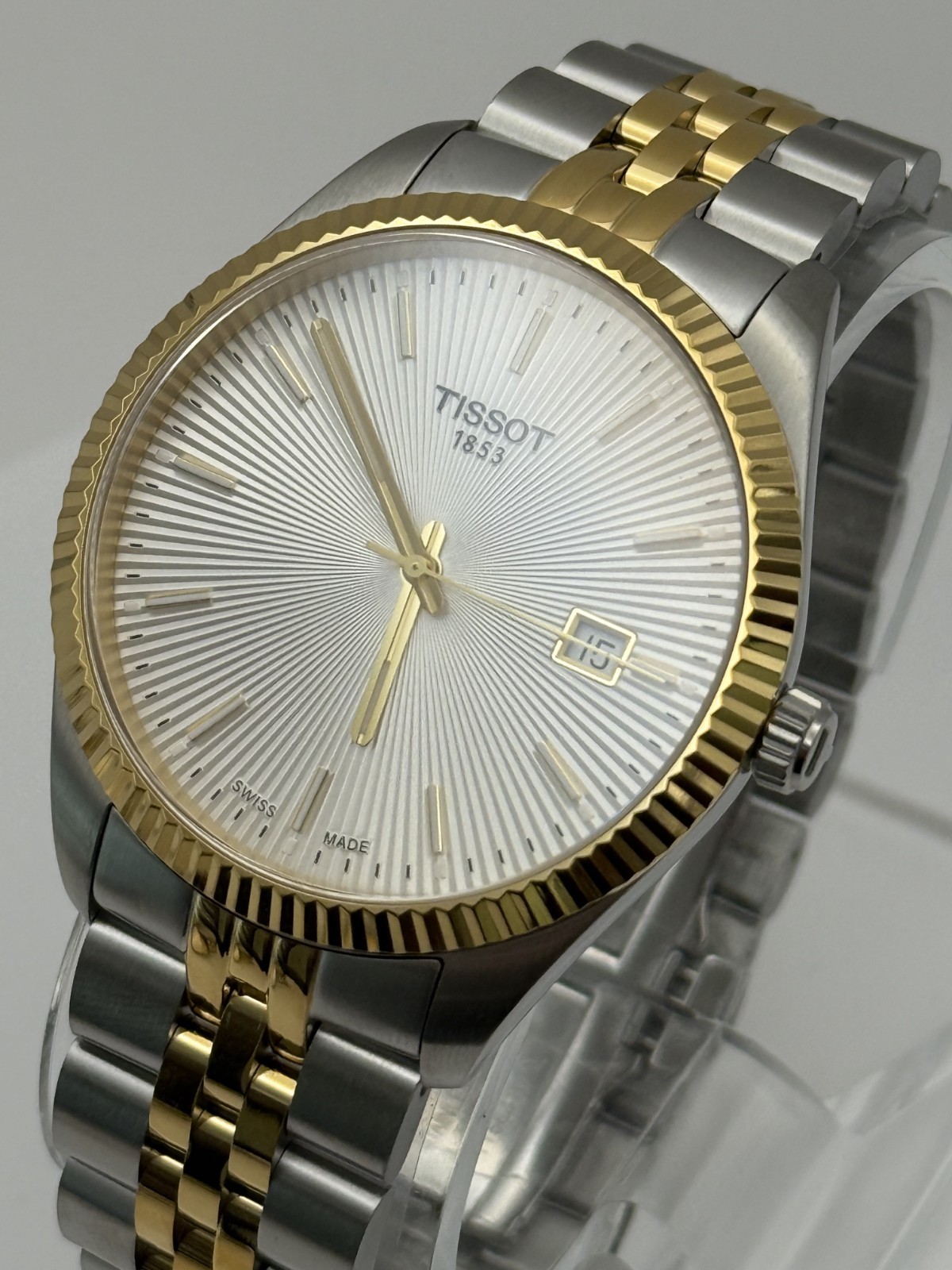 Tissot Ballade Quartz 40mm Silver Dial SS Men\'s Watch T1564102203100