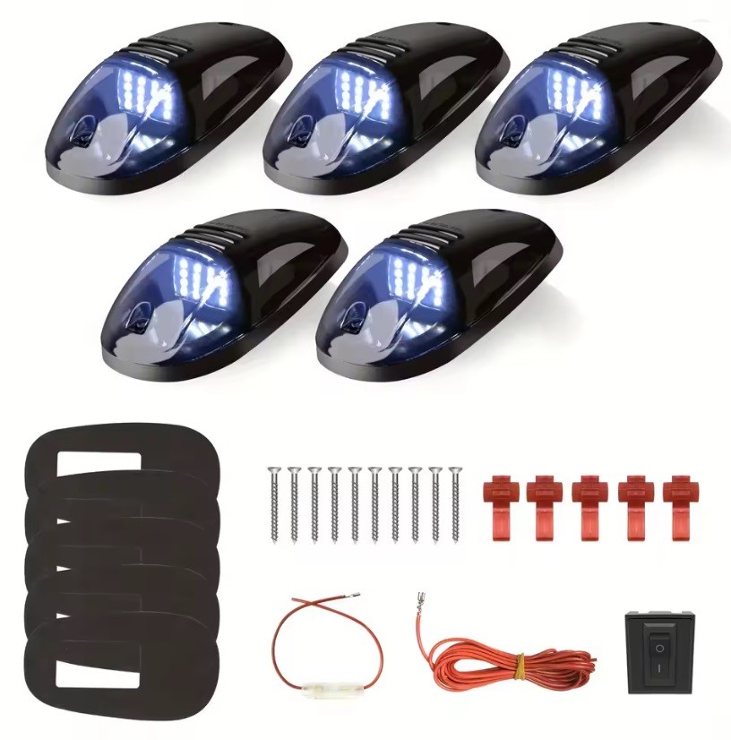 For 2003-2018 Dodge Ram 1500 2500 3500 Trucks LED Cab Roof Marker Running Lights For 2003-2018 Dodge Ram 1500 2500 3500 Trucks LED Cab Roof Marker Running Lights