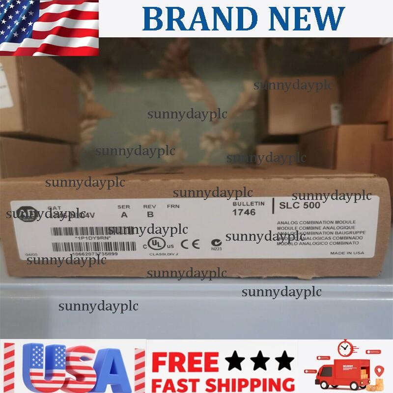 AB 1746-NIO4V Analog Combination I/O Module PLC New Sealed US Stock AB 1746NIO4V AB 1746-NIO4V Analog Combination I/O Module PLC New Sealed US Stock AB 1746NIO4V