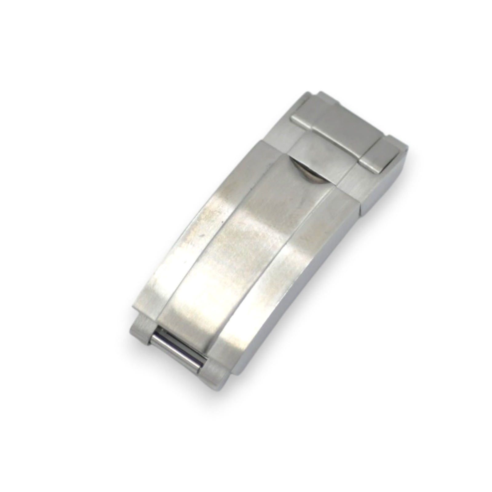 Silver Steel Brush Clasp For Rolex Glide-Lock Submariner, GMT, Daytona, DeepSea Silver Steel Brush Clasp For Rolex Glide-Lock Submariner, GMT, Daytona, DeepSea