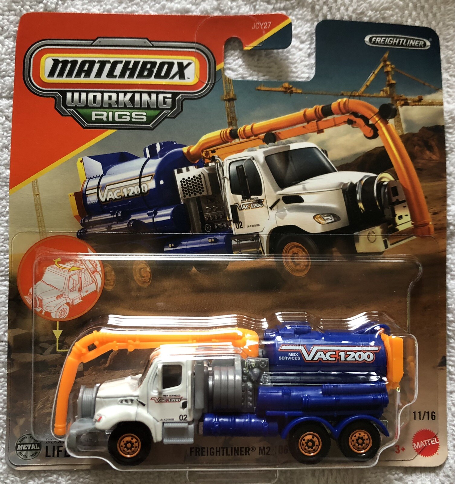 MATCHBOX WORKING RIGS FREIGHTLINER M2 106 MBX SERVICES VACUUM 1200 2025 NEW #11