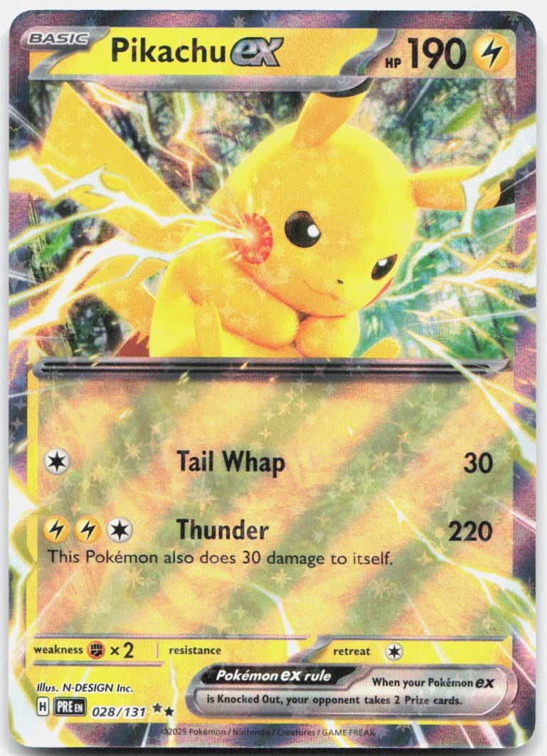 Pikachu ex PRE 028/131 Holo