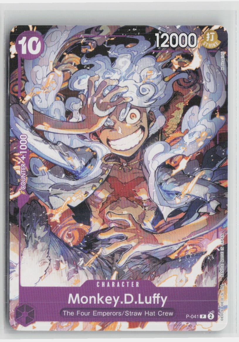 Monkey.D.Luffy P-041 One Piece Card Game Starter Deck 18: PURPLE Monkey.... P NM