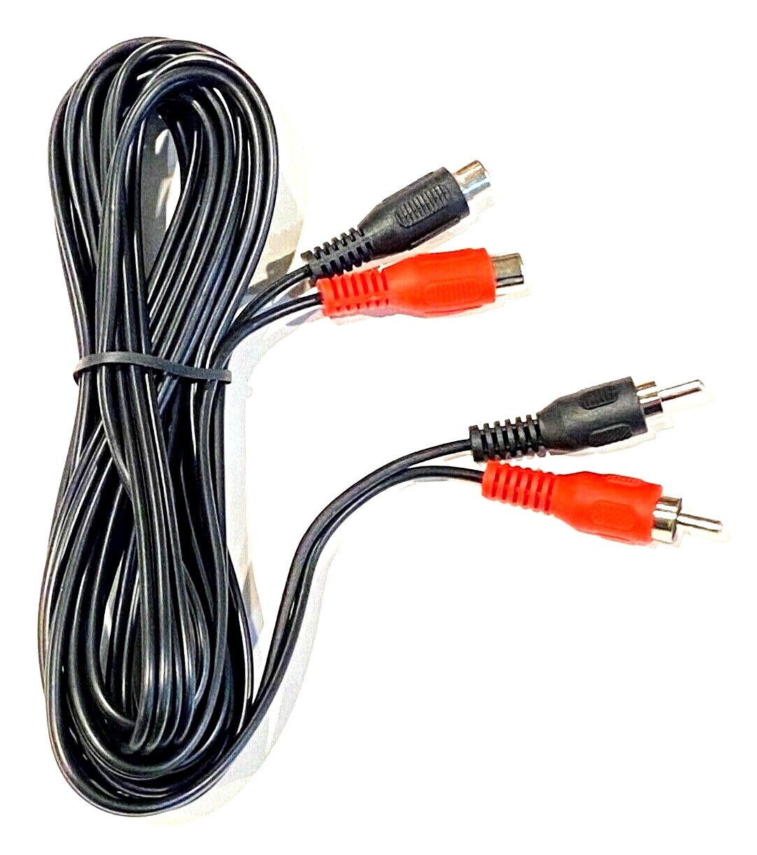 12ft. 2 x Male to Female RCA Stereo Phono Extension Cable for Auxiliary Input