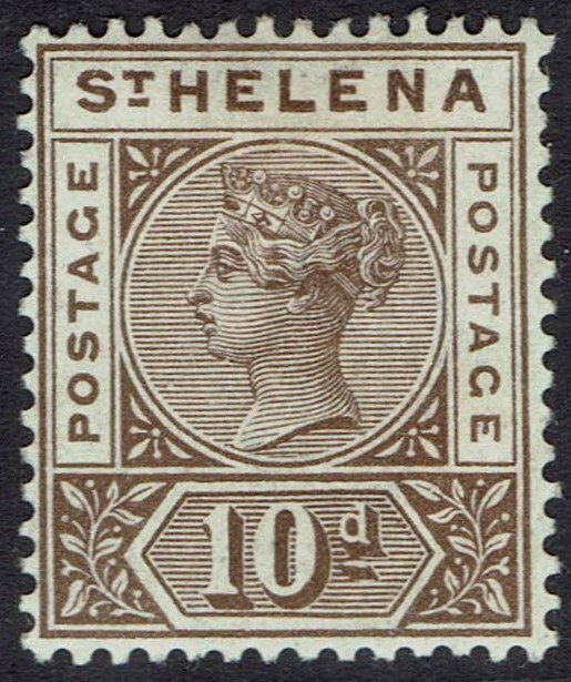 ST HELENA 1890 QV 10D ST HELENA 1890 QV 10D