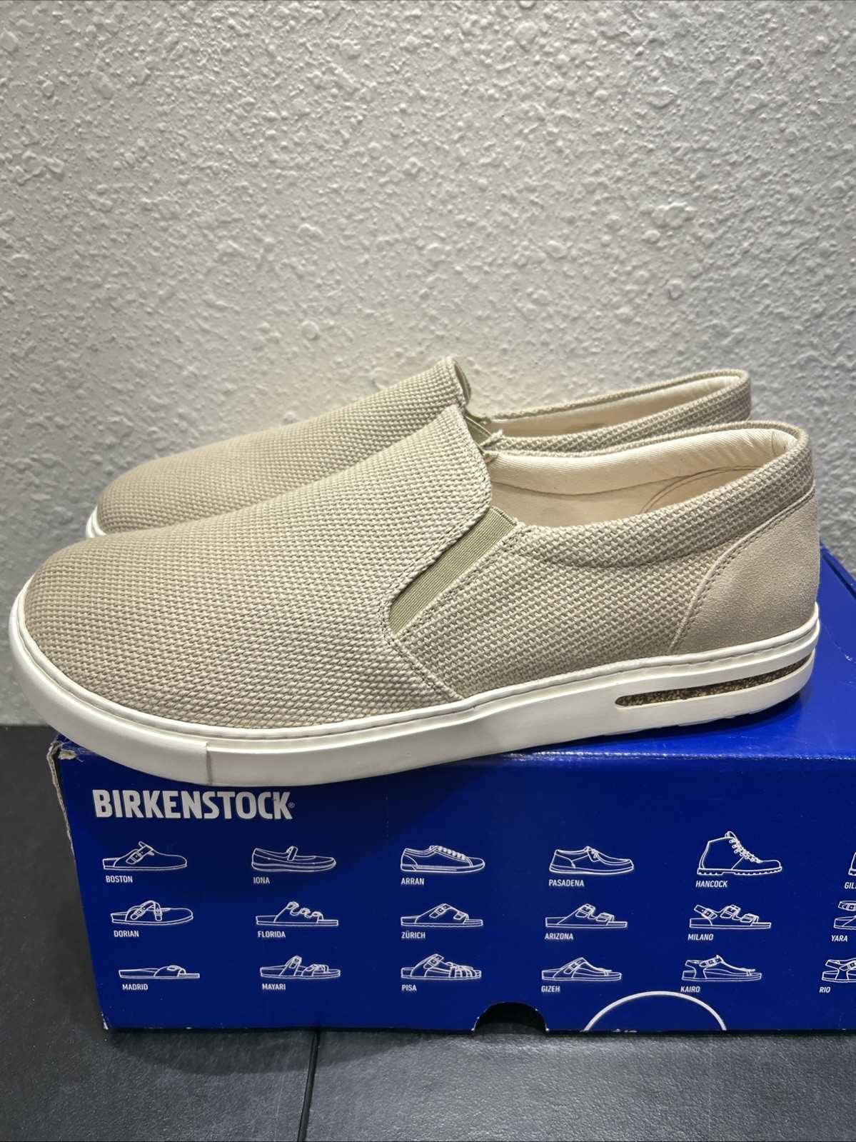 Birkenstock Oswego Mixed Leather Sandcastle EU 46 US M13 Mens Birkenstock Oswego Mixed Leather Sandcastle EU 46 US M13 Mens