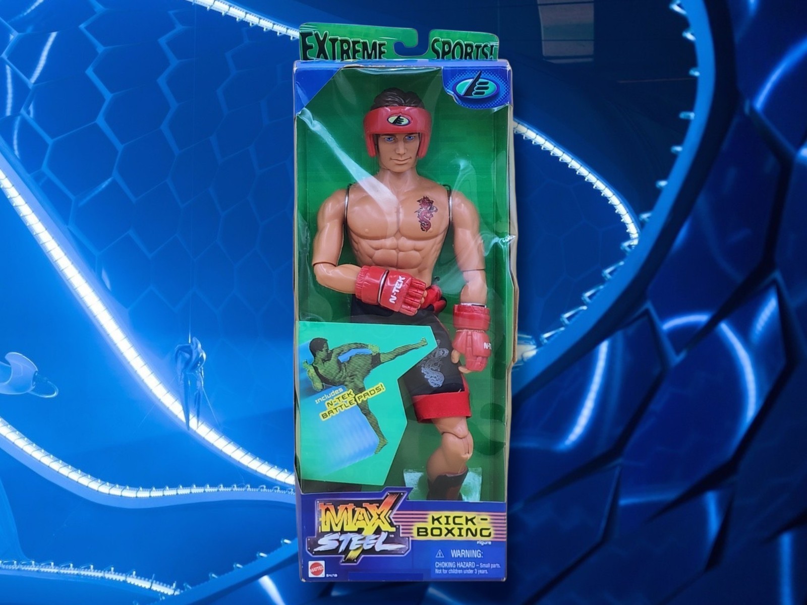 Vintage 2001 Mattel Max Steel Kick Boxing 12