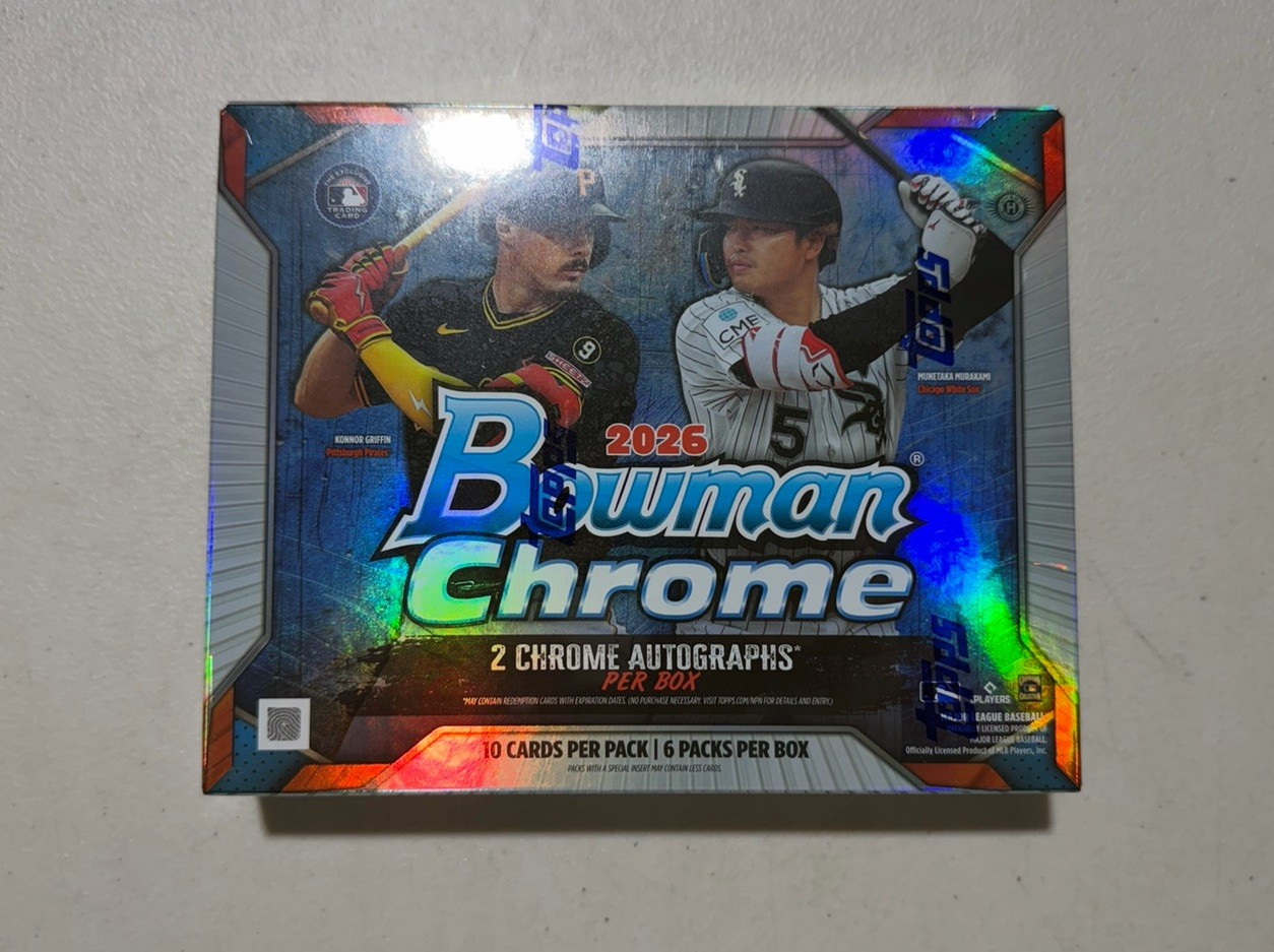 2026 Bowman Chrome Baseball Hobby Box 2026 Bowman Chrome Baseball Hobby Box