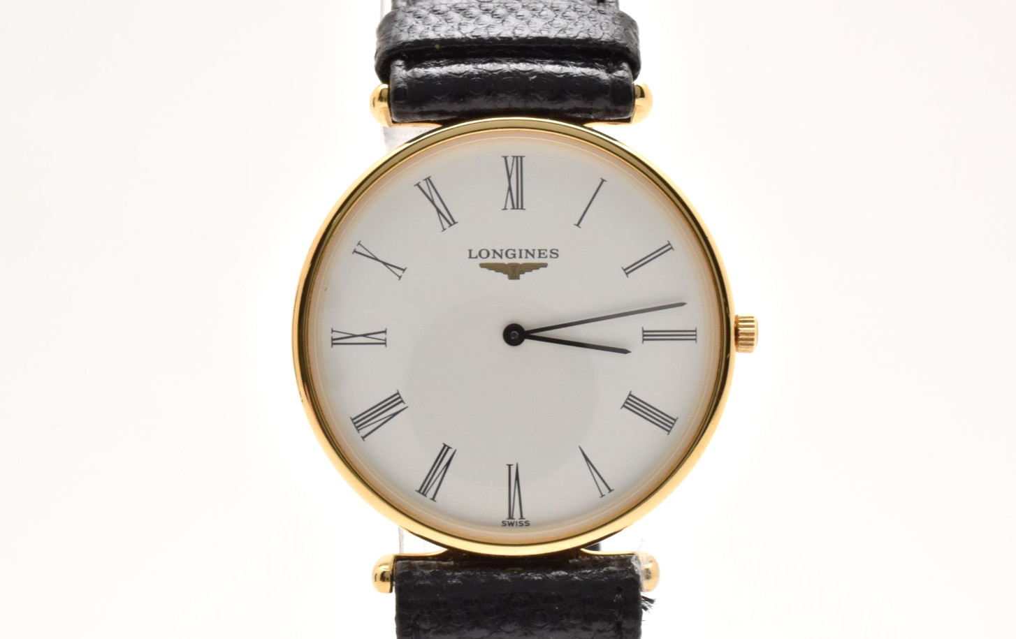 [Near MINT] Longines L4.635.2 La Grande Classique Roman Gold Qz Mens Watch