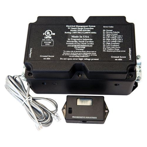Progressive Industries EMS-HW50C Hardwired RV Electrical Management System Surge Progressive Industries EMS-HW50C Hardwired RV Electrical Management System Surge