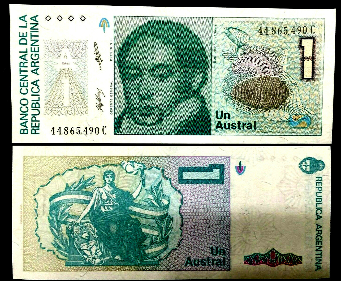 Argentina 1 Austral Banknote World Paper Money UNC Currency Bill Note