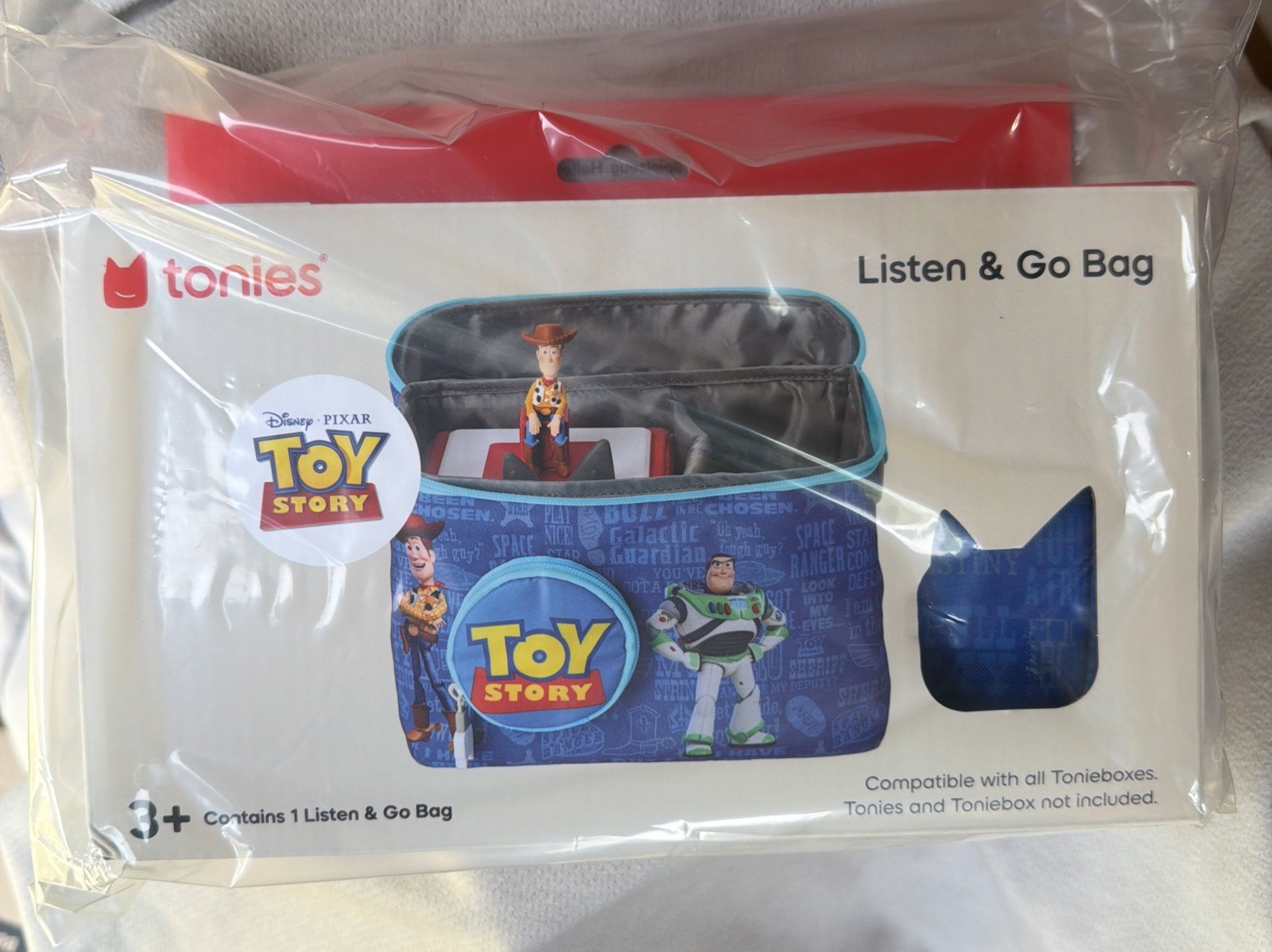 tonies Disney Toy Story Listen & Go Bag - New/Sealed tonies Disney Toy Story Listen & Go Bag - New/Sealed
