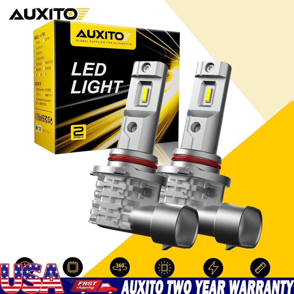 AUXITO Pair HB3 9005 LED Globes Headlight Light White Fit Toyota Celica 94-99