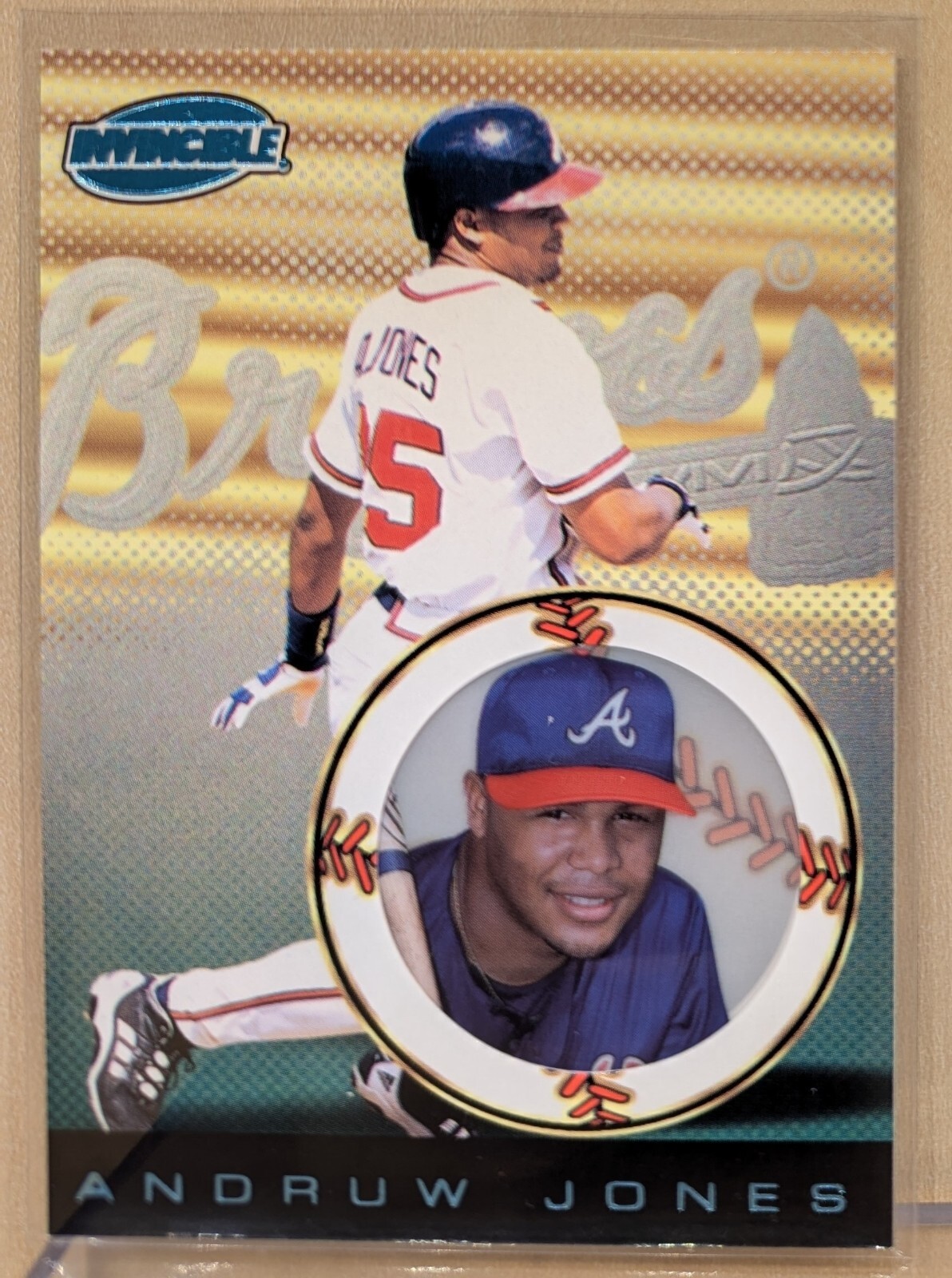1999 Pacific Invincible PLATINUM BLUE #12 Andruw Jones Braves RARE PARALLEL /67 1999 Pacific Invincible PLATINUM BLUE #12 Andruw Jones Braves RARE PARALLEL /67
