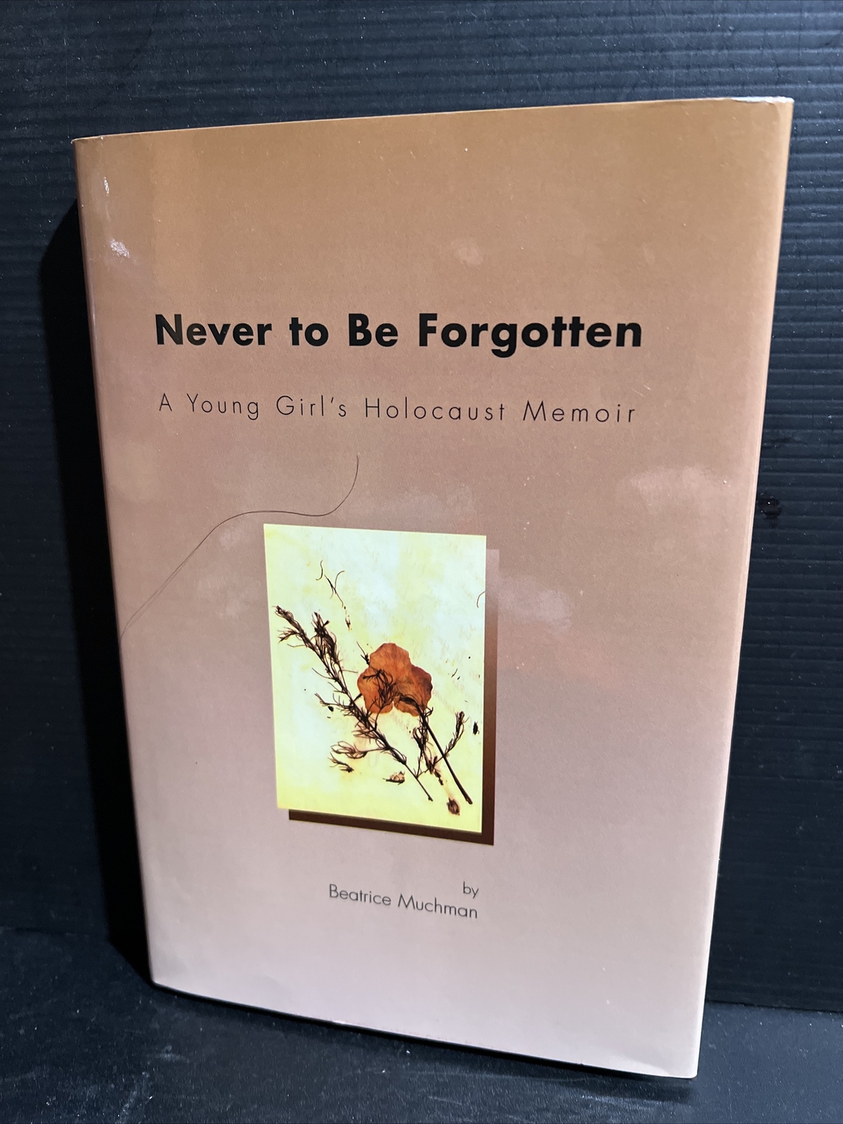 SIGNED Never to Be Forgotten : A Young Girl\'s Holocaust Memoir Beatrice Muchman