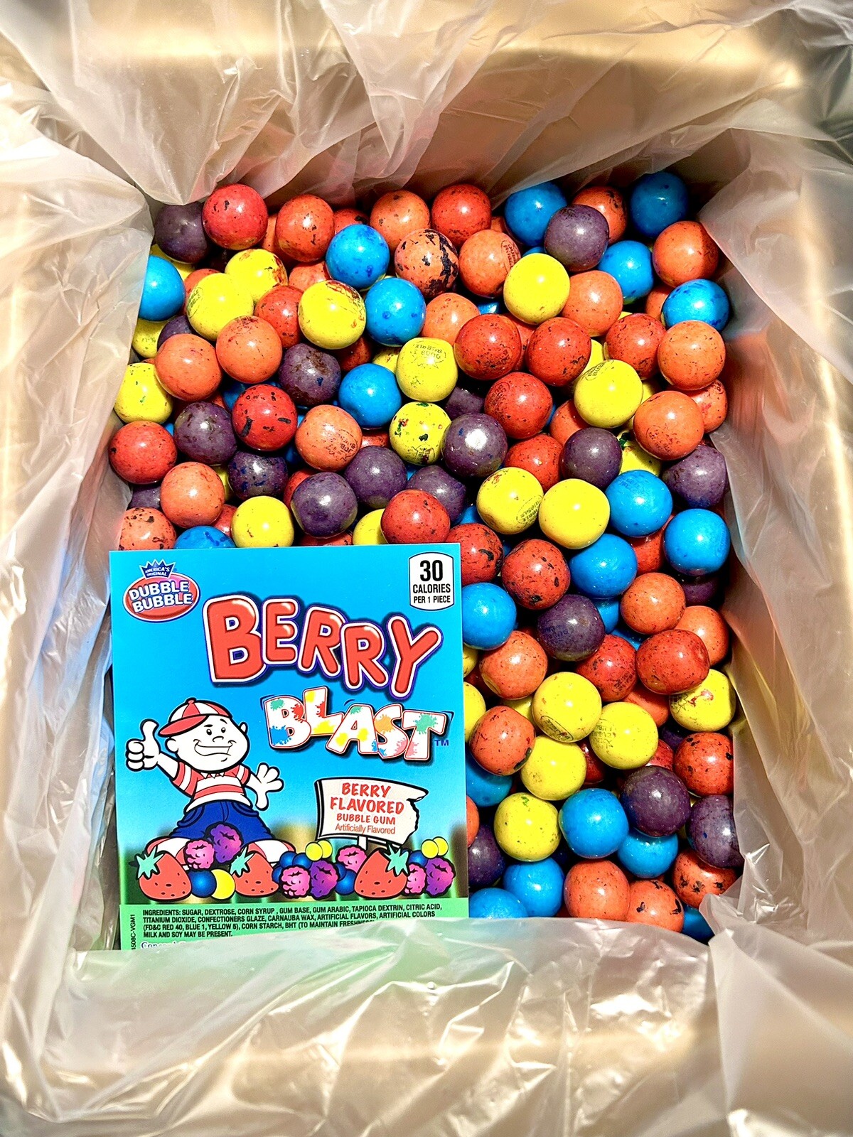 Dubble Bubble Gumballs One Inch Candy Bulk 1LB 3LB 4LB 5LB Berry Blast Flavor Dubble Bubble Gumballs One Inch Candy Bulk 1LB 3LB 4LB 5LB Berry Blast Flavor