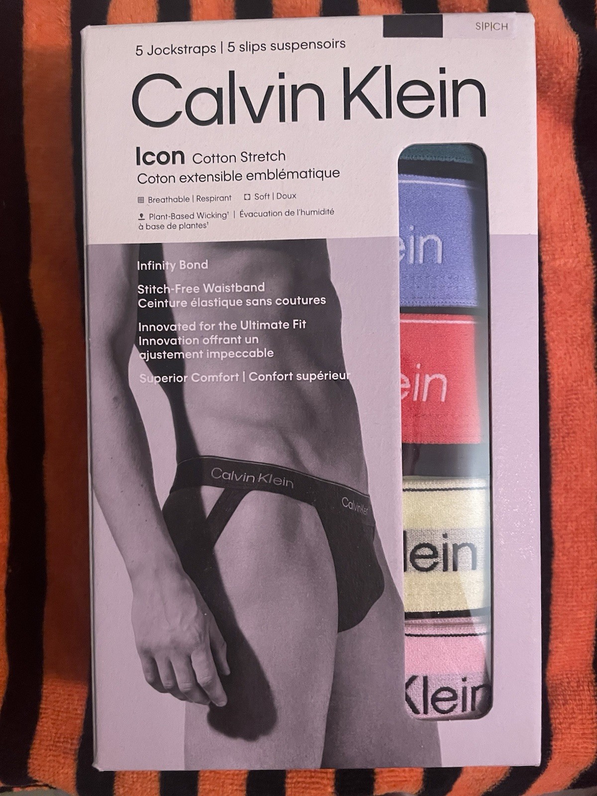 Calvin Klein Men\'s Pride Cotton Stretch 5-Pack Jock Strap Calvin Klein Men\'s Pride Cotton Stretch 5-Pack Jock Strap
