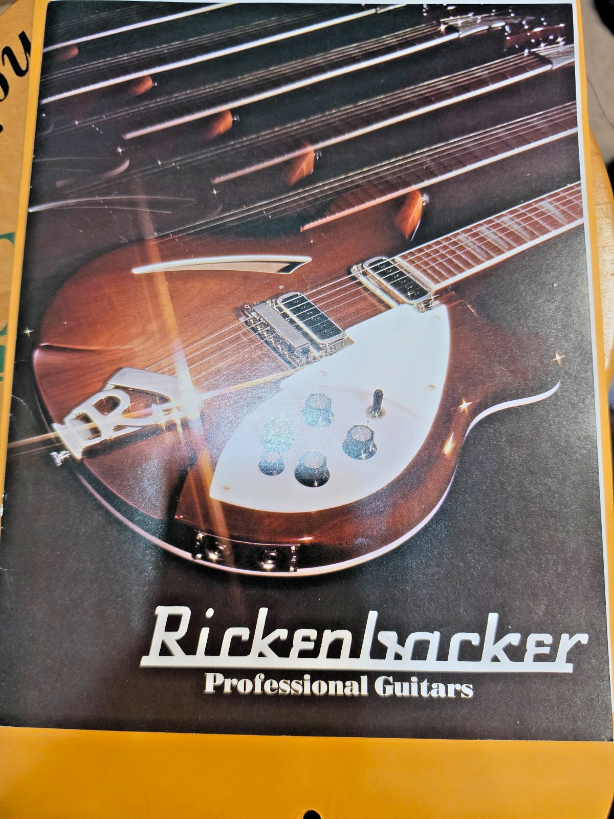 Rare Vintage Rickenbacker Dealer Guitar and Bass Catalog Booklet 1975 Rare Vintage Rickenbacker Dealer Guitar and Bass Catalog Booklet 1975