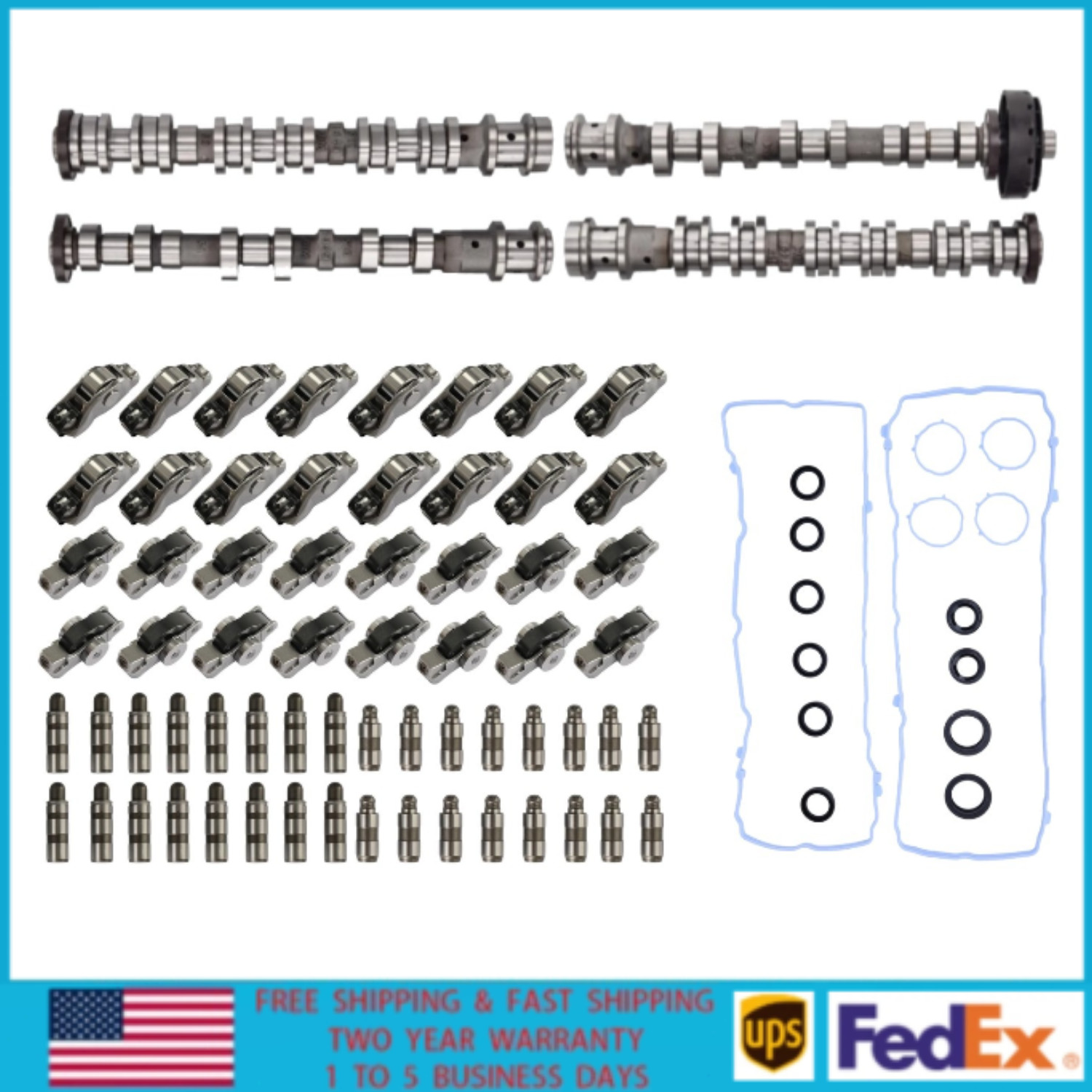 3.6L Cam Rocker Arm Lifters Kit For 16-24 Jeep Wrangler Grand Cherokee Pentastar 3.6L Cam Rocker Arm Lifters Kit For 16-24 Jeep Wrangler Grand Cherokee Pentastar