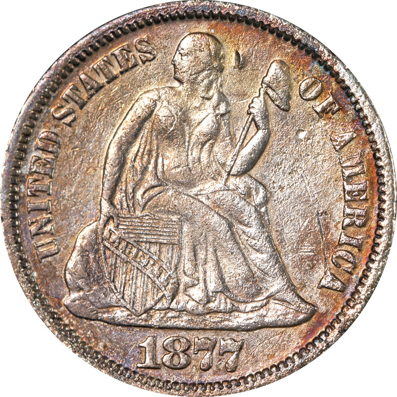 1877-P Seated Liberty Dime