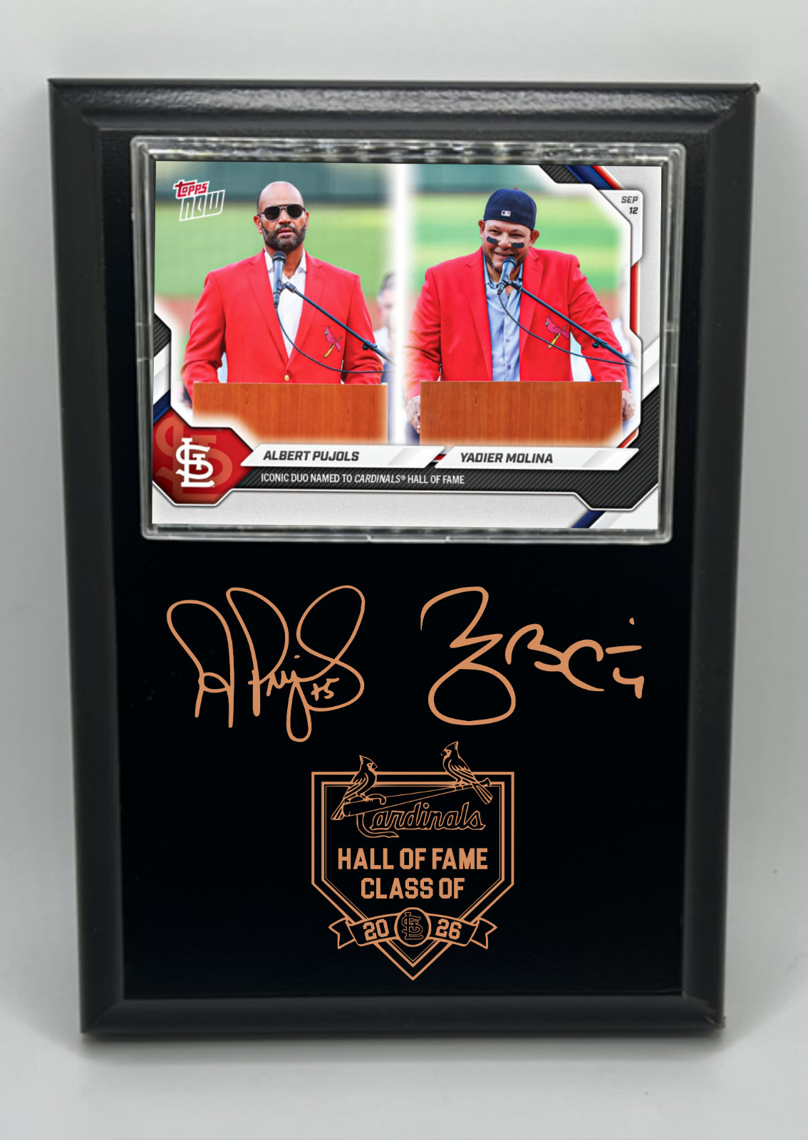 Albert Pujols & Yadier Molina Hall of Fame 7 Albert Pujols & Yadier Molina Hall of Fame 7