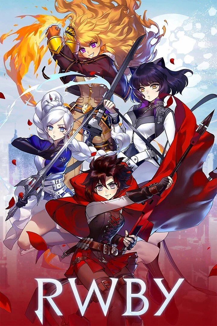 Rwby Cartoon Silk Rose Weiss Schnee Poster print 16x24\