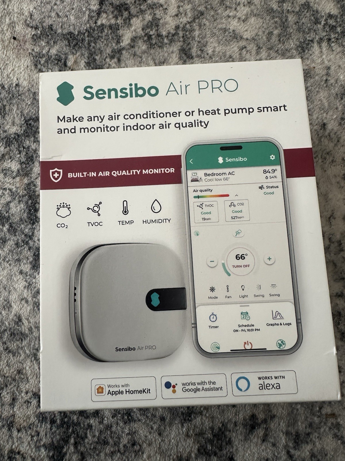 Sensibo Air PRO - Air Conditioner Smart Controller & Air Quality