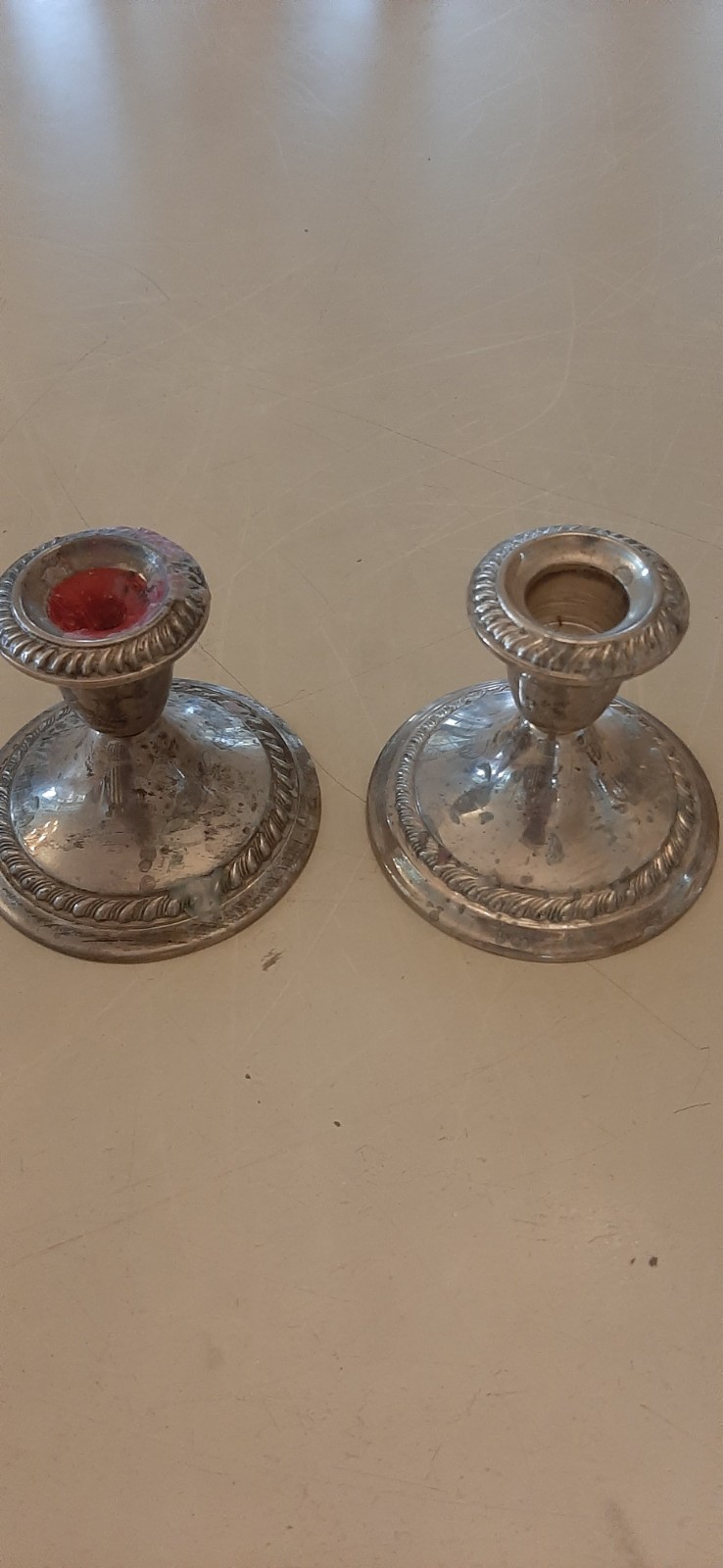 Gorham #667 Sterling Silver Candle Stick Holders Set Gorham #667 Sterling Silver Candle Stick Holders Set