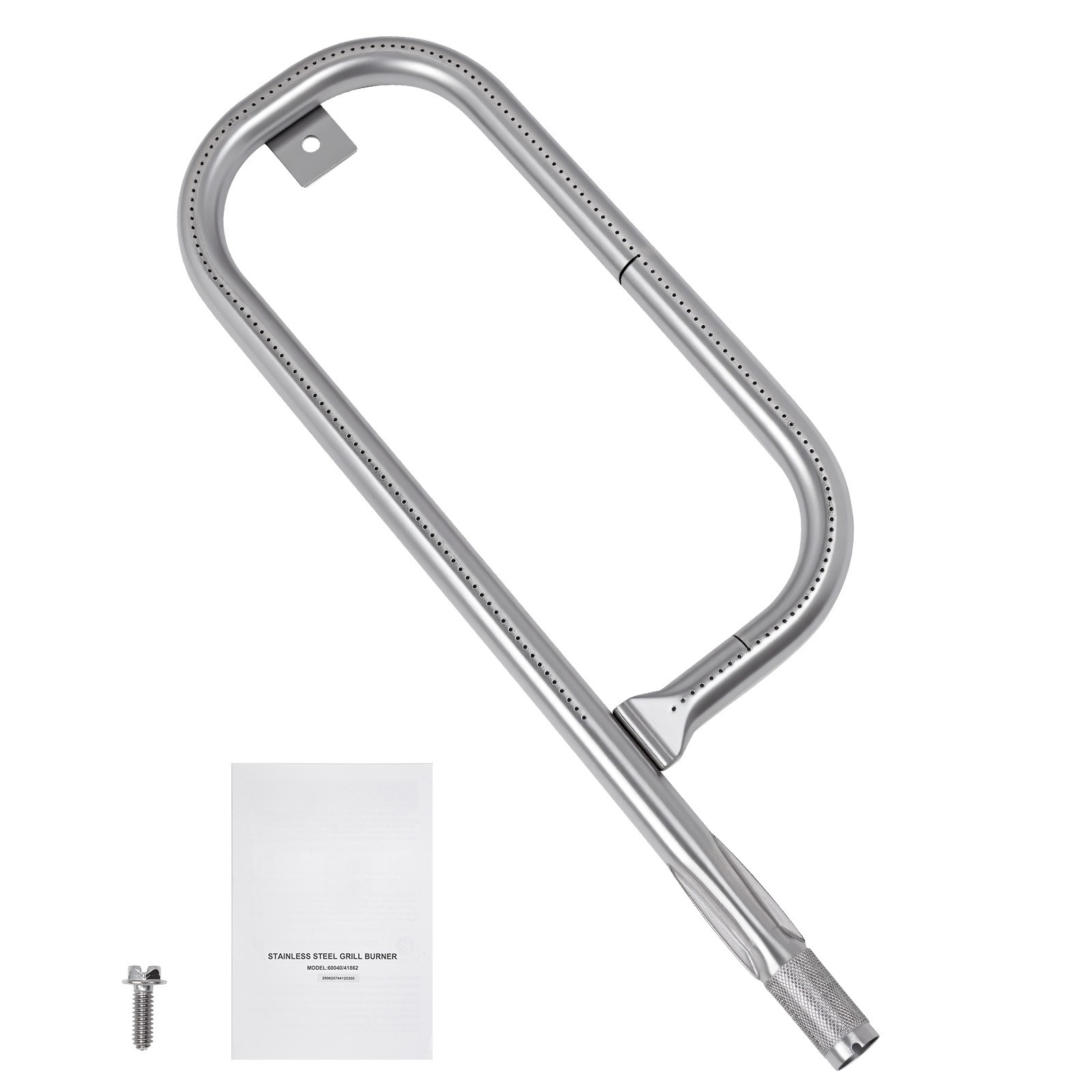 Uimoso Stainless Steel Tube Burner Compatible Weber Q100 Q120 Q1000 Q1200 Grills